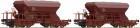 67046 Roco Set of 2 gravel Hopper cars